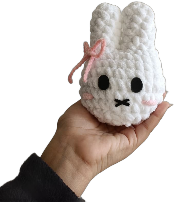 Handmade crochet bunny